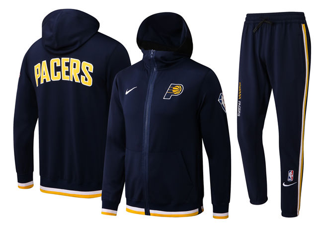 COMPLETO INDIANA PACERS (TUTA CON FELPA CON CAPPUCCIO + PANTALONI DA JOGGING)