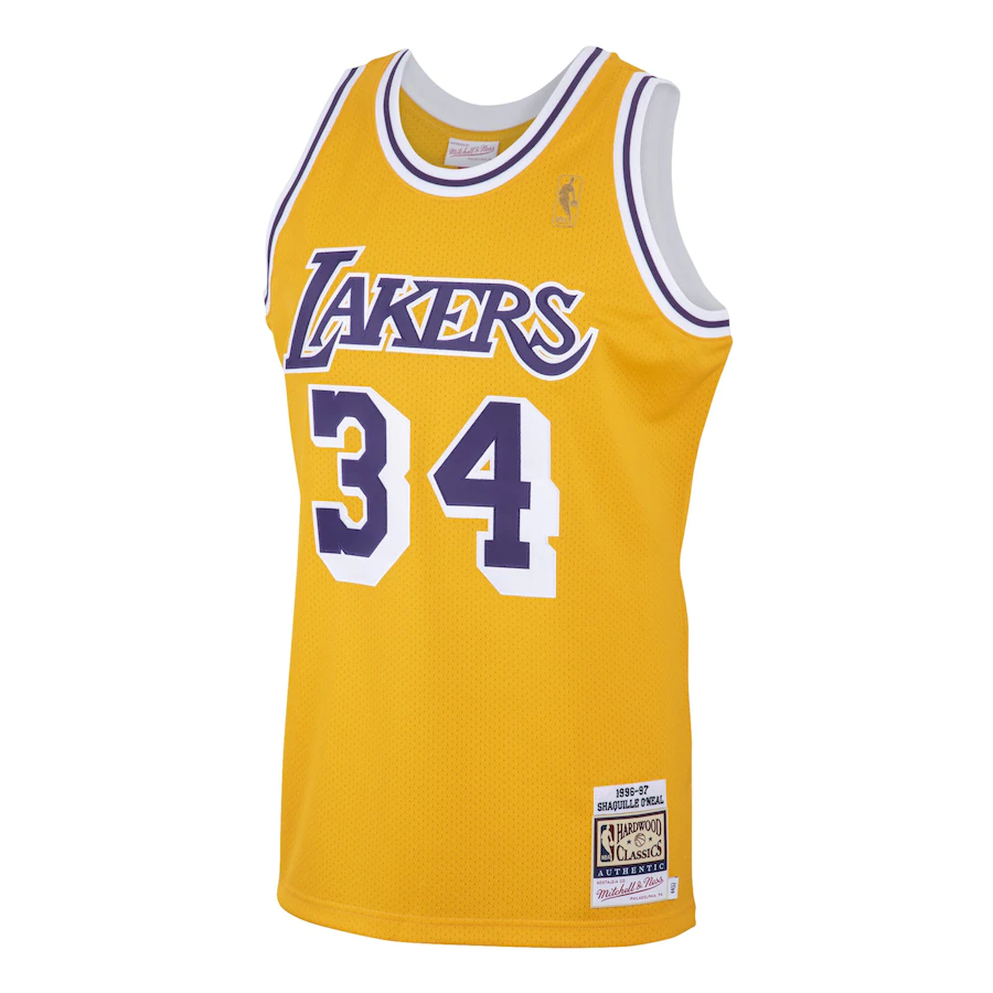 MAGLIA SHAQUILLE O'NEAL LOS ANGELES LAKERS VINTAGE