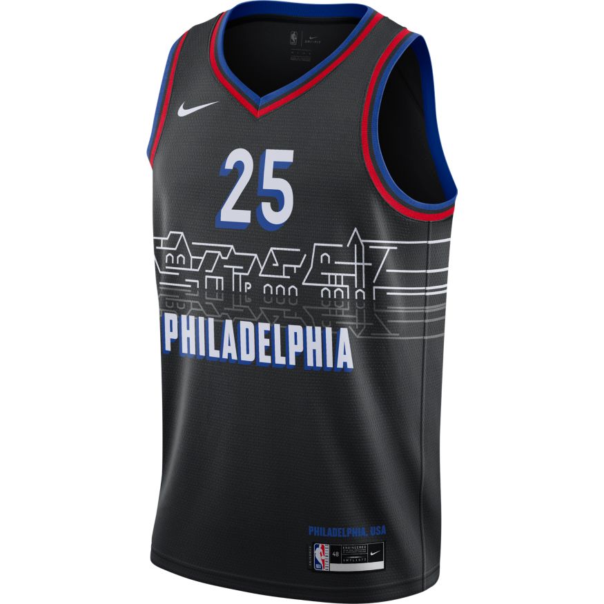 MAGLIA PHILADELPHIA 76ERS (SIXERS) - CITY EDITION 2021